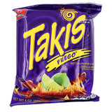 Barcel Takis Fuego 4 oz Hot Chili Pepper & Lime Flavored Rolled Tortilla Chips