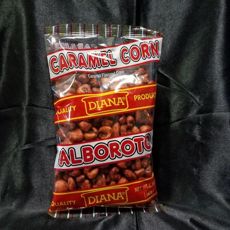 A pack of Diana Caramel corn Alboroto