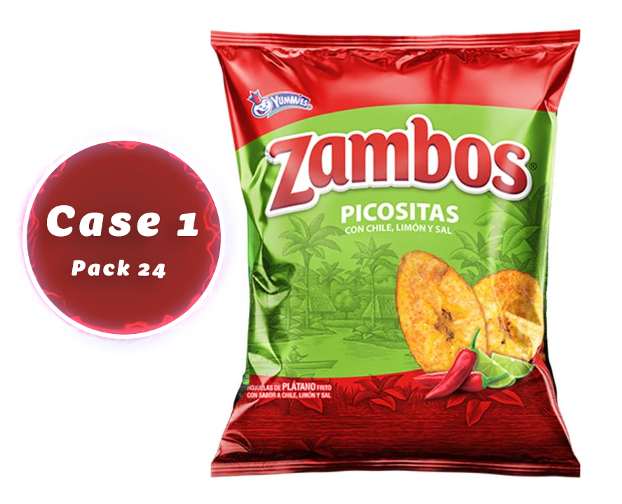 1 Case of Zambos plantain chips