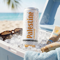 Palestine Orange Soda 330ml Slim Can Refreshing Sparkling Drink
