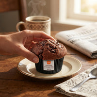Oven Delights Chocolate Muffins (4 oz) Rich Cocoa & Chocolate Chips