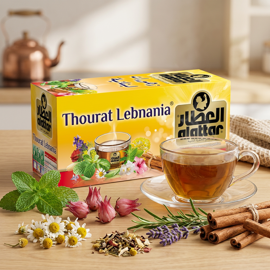 Alattar Zhourat Lebnania Lebanese Herbal Tea Box - Natural Blend