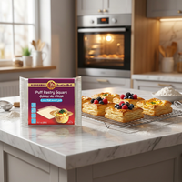 ALKARAMAH LOW FAT 15 PUFF PASTRY SQUARE 400gm