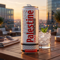 Palestine Cola Sugar Free 330ml Carbonated Soft Drink Refreshing Soda