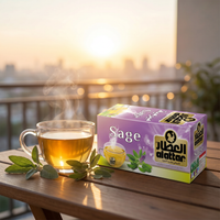 Al-Attar Sage Tea 20 Bags Natural Herbal Drink for Relaxation