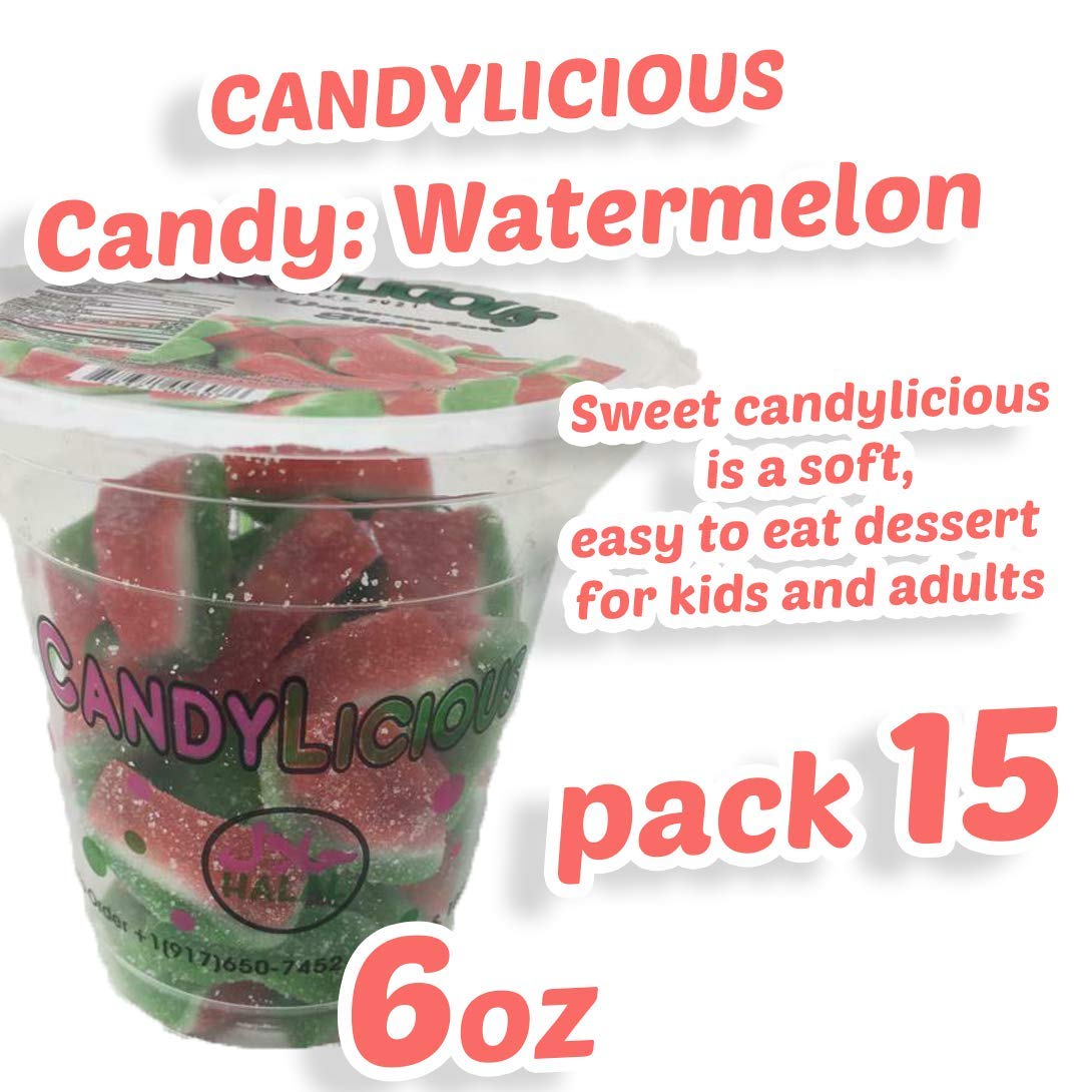 Cup Candy: Watermelon flavor, 6oz