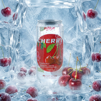 Elisha Sparkling Water 350ml Can Refreshing Cherry Flavor, Low Calorie for Everyday Enjoyment