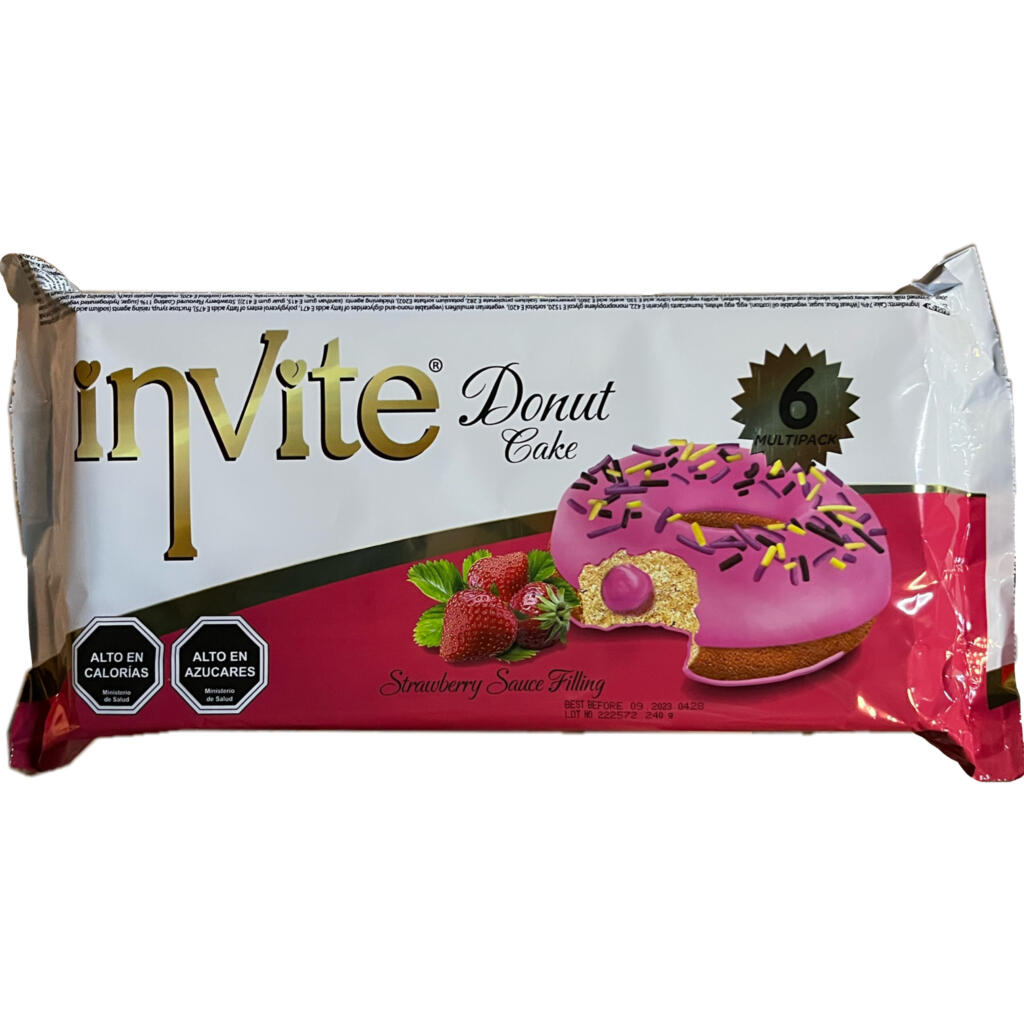 Simsek Invite Donut Strawberry Sauce 240Gr - 1PaysLess