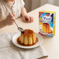 Diala Cream Caramel Mix package with real caramel sauce for quick dessert preparation, 2.82oz size.