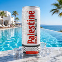 Palestine Cola Sugar Free 330ml Carbonated Soft Drink Refreshing Soda