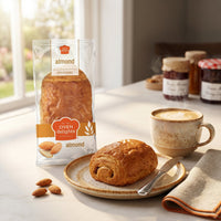 Oven Delights Almond Croissant, Authentic Pastry, Filled with our house-made almond filling - 3.2oz - 90g (Freshly Baked)