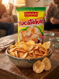 Diana Yucatekas (VINEGAR & HOT CHILLI PEPPER FLAVORED WITH YUCCA CHIPS) 2.29 Oz., 65g/ same great taste.