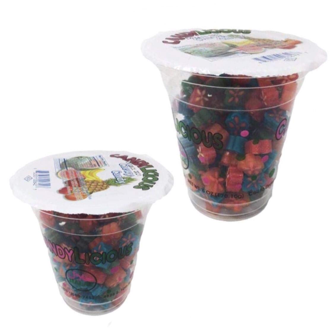 Cup Candy Licious | CHEWY CANDY | Mix fruit |HALAL | Sweets & Delicious|6oz. (2 PACKS)