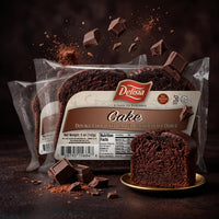 Delisia Double Chocolate Single Cake 5oz - Rich Sliced Dessert Snack