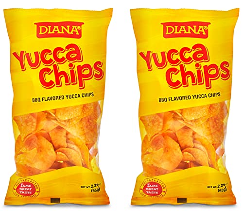 Prodiana Yuca Snacks 2.29 oz (65g) - Chips (Pack of 2)