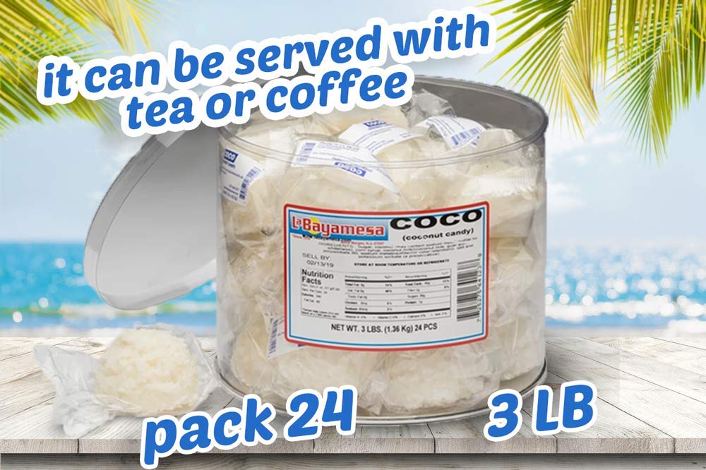 La Bayamesa Coco Blanco Coconut Candy 1.5oz - 1PaysLess
