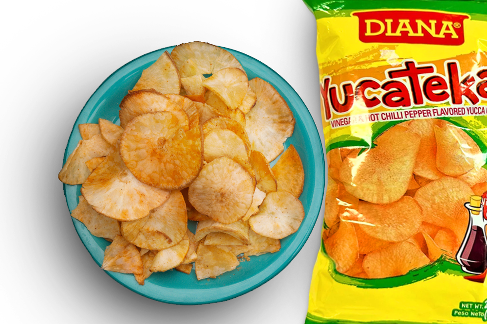 Diana Yucatekas Vinegar Hot Chili Pepper Yucca Chips 2.29Oz