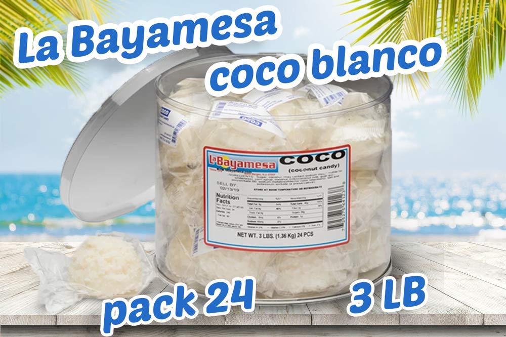 La Bayamesa Coco Blanco Coconut Candy 1.5oz - 1PaysLess