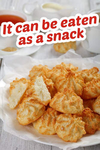 La Bayamesa Coconut Macaroons Besitos de Coco 7oz (198g) Traditional Soft Toasted Coconut Cookies Sweet Hispanic Treats for Coffee or Dessert