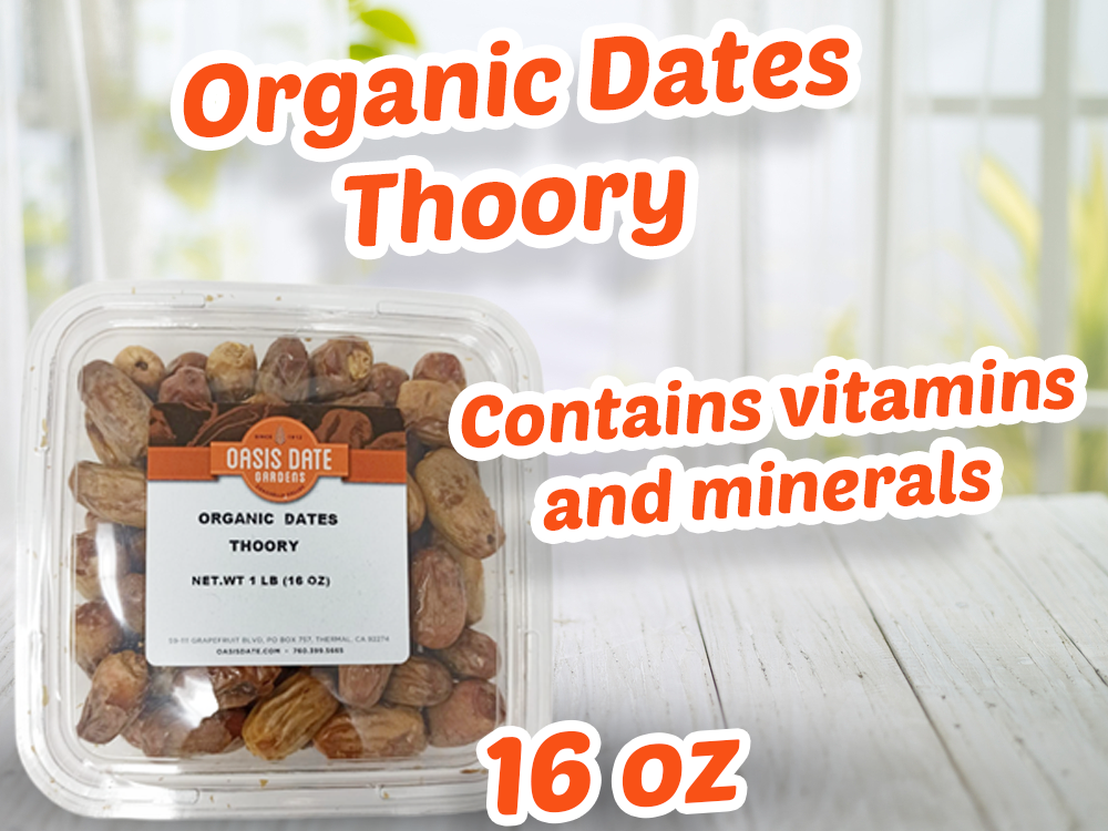 Oasis Date Gardens || Organic Dates || Thoory || LOCAL PICKUP Springfield Virginia || Gluten-Free || 1lb ||16oz