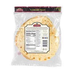 Toufayan Bakeries Original Tandoori Naan 4 Count, 18 Oz Vegan, Non-GMO Authentic Flatbread