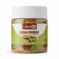 Snacksify Dubai Chocolate JAR Pistachio Spread - 5.20 oz (150g) - Gourmet Hazelnut & Pistachio Butter with Crunchy Kataifi - Premium Dessert Topping for Crepes, Toast, and Fruit