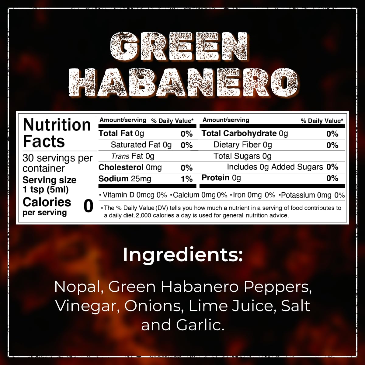 SPYCE Green Habanero Hot Sauce 5 fl oz | Low Sodium, 100% Natural | For Flavorful Meals - SANI-LLC