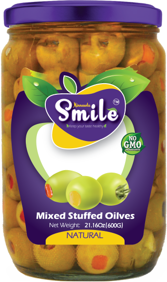 Stuffed Olives Mixed | 600g - 21.16 Oz