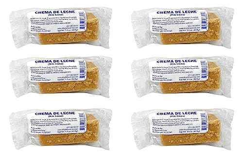 LaBayamesa –CREMA DE LECHE- 1.5 OZ individually wrapped pcs -Caramelizing Milk & Milk Candy Snack