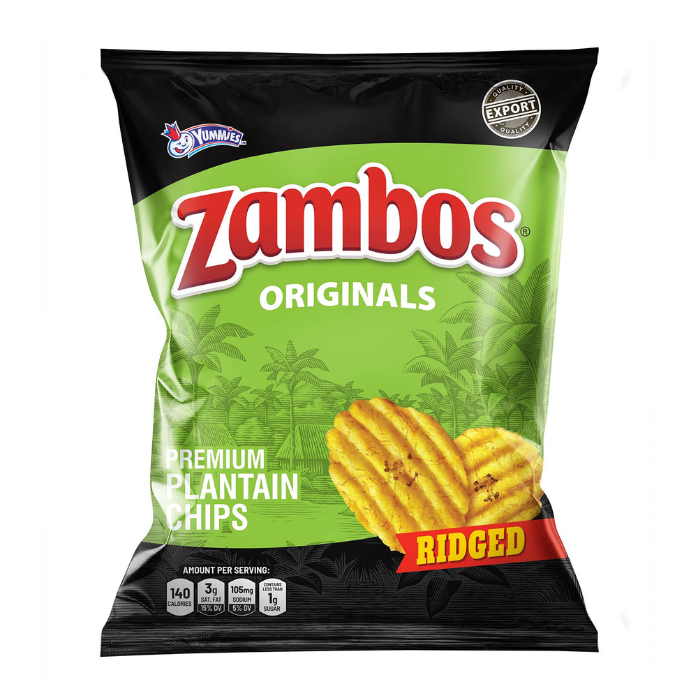 Zambos Ridged Originals Plantain Chips 5.29 oz 150g