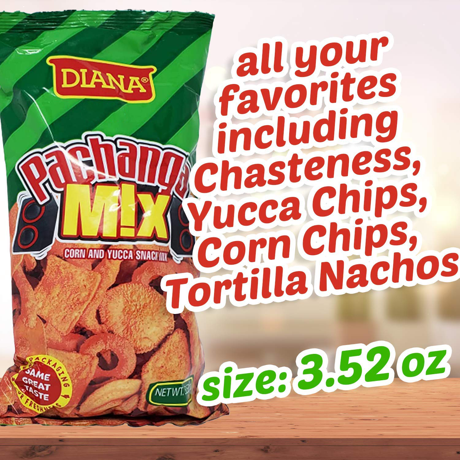 Diana Pachanga Mix Corn and Yucca Snack Mix 3.52 oz 