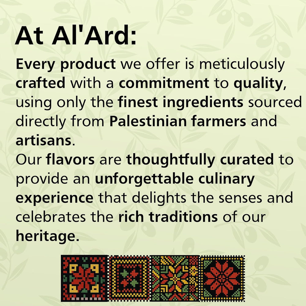 AL'ARD Premium Za'atar Blend 226g Balanced Flavor & Sesame Included Perfect Seasoning for Breakfast & Spreads - SANI-LLC