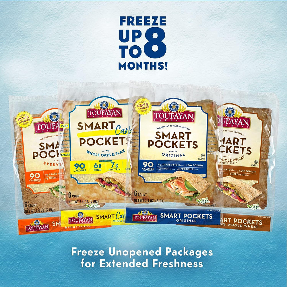 Freeze Toufayan bread up to 8 Months