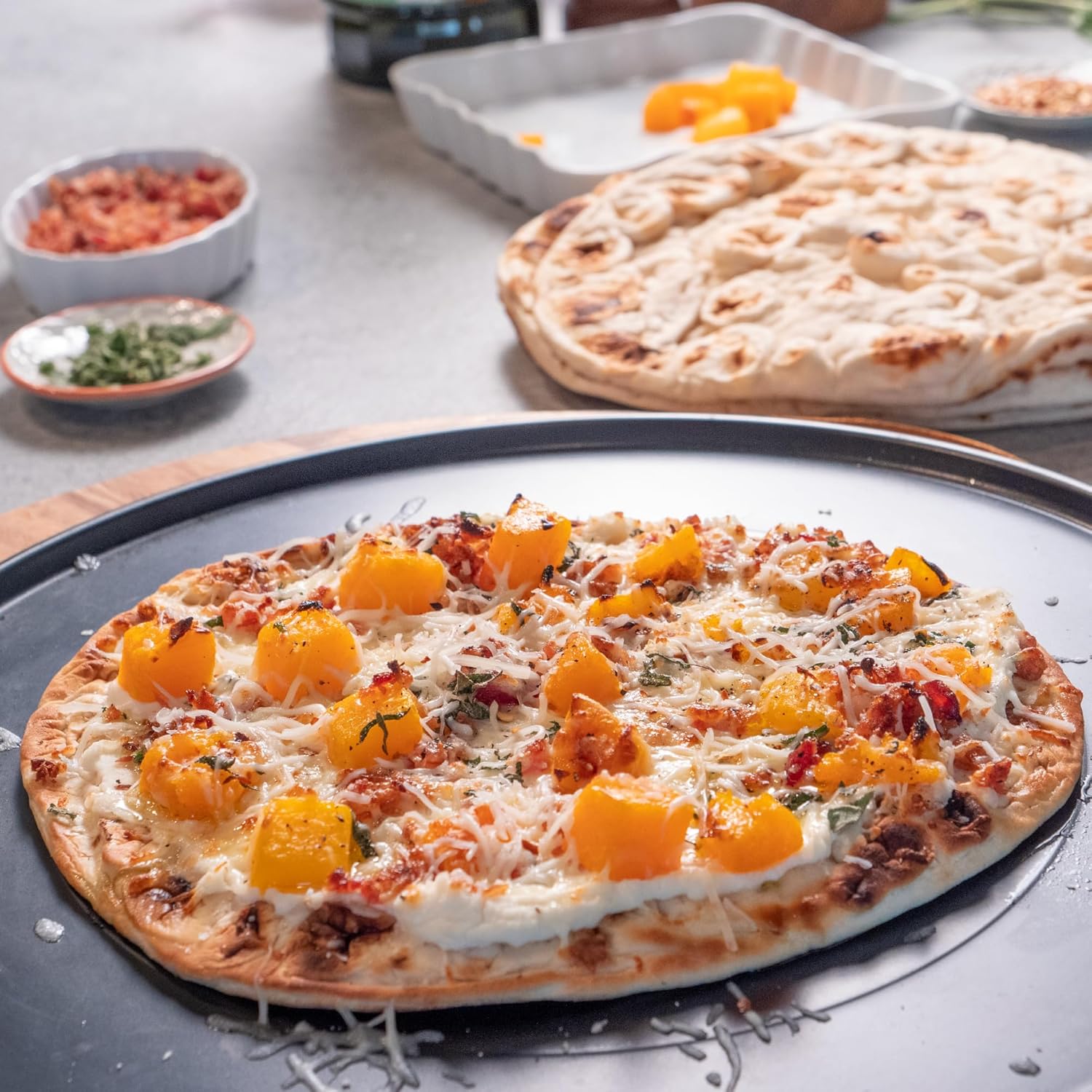 Toufayan Bakeries Original Tandoori Naan 4 Count, 18 Oz Vegan, Non-GMO Authentic Flatbread