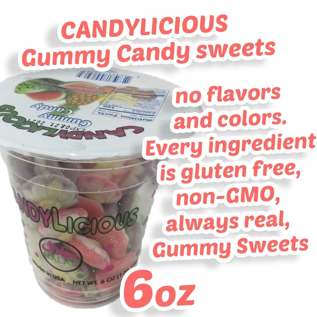 Cup Candy || Gummy sweets of the best daily flavors, || 6oz. || 170g