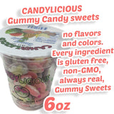 Cup Candy || Gummy sweets of the best daily flavors, || 6oz. || 170g