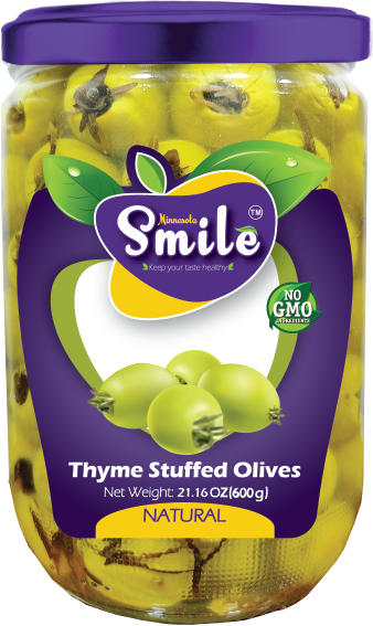 Stuffed Olives Thym | 600g - 21.16 Oz