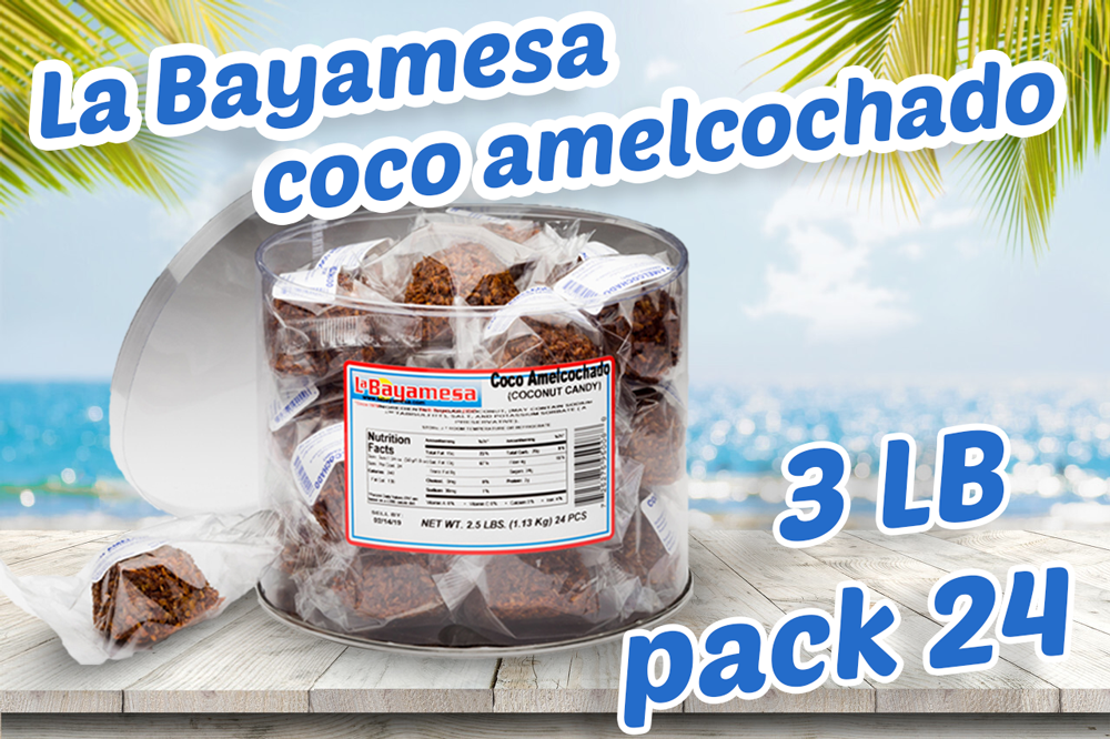 La Bayamesa Coco Blanco||Coco Leche||Coco Amelcochado||Crema De Leche3lb