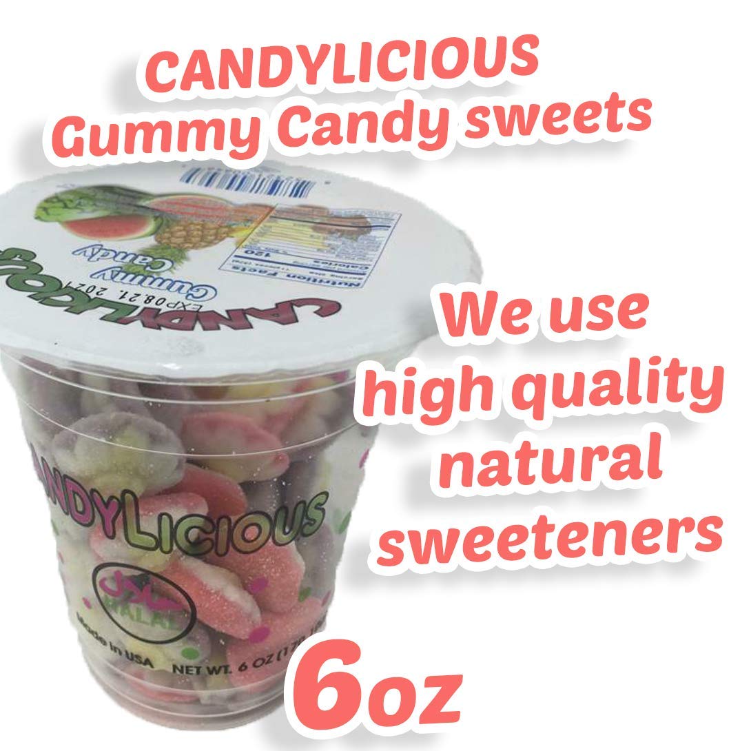 Cup Candy || Gummy sweets of the best daily flavors, || 6oz. || 170g