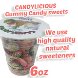 Cup Candy || Gummy sweets of the best daily flavors, || 6oz. || 170g