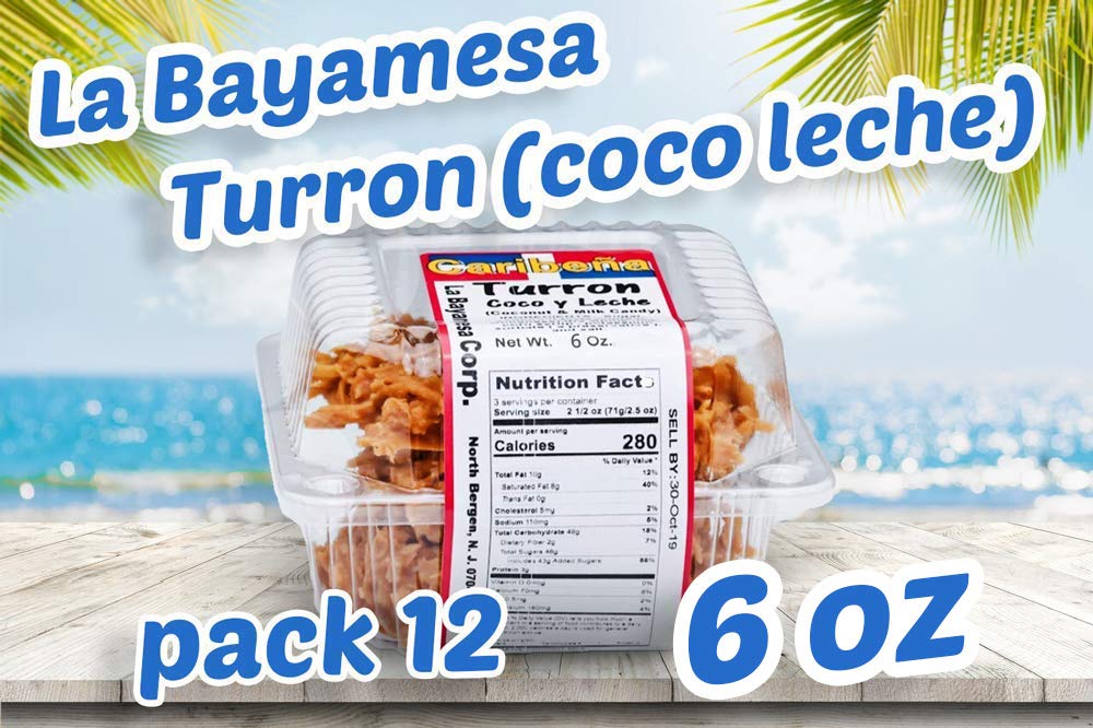 La Bayamesa Turron || Macaroon Coconut 6 oz (170g)