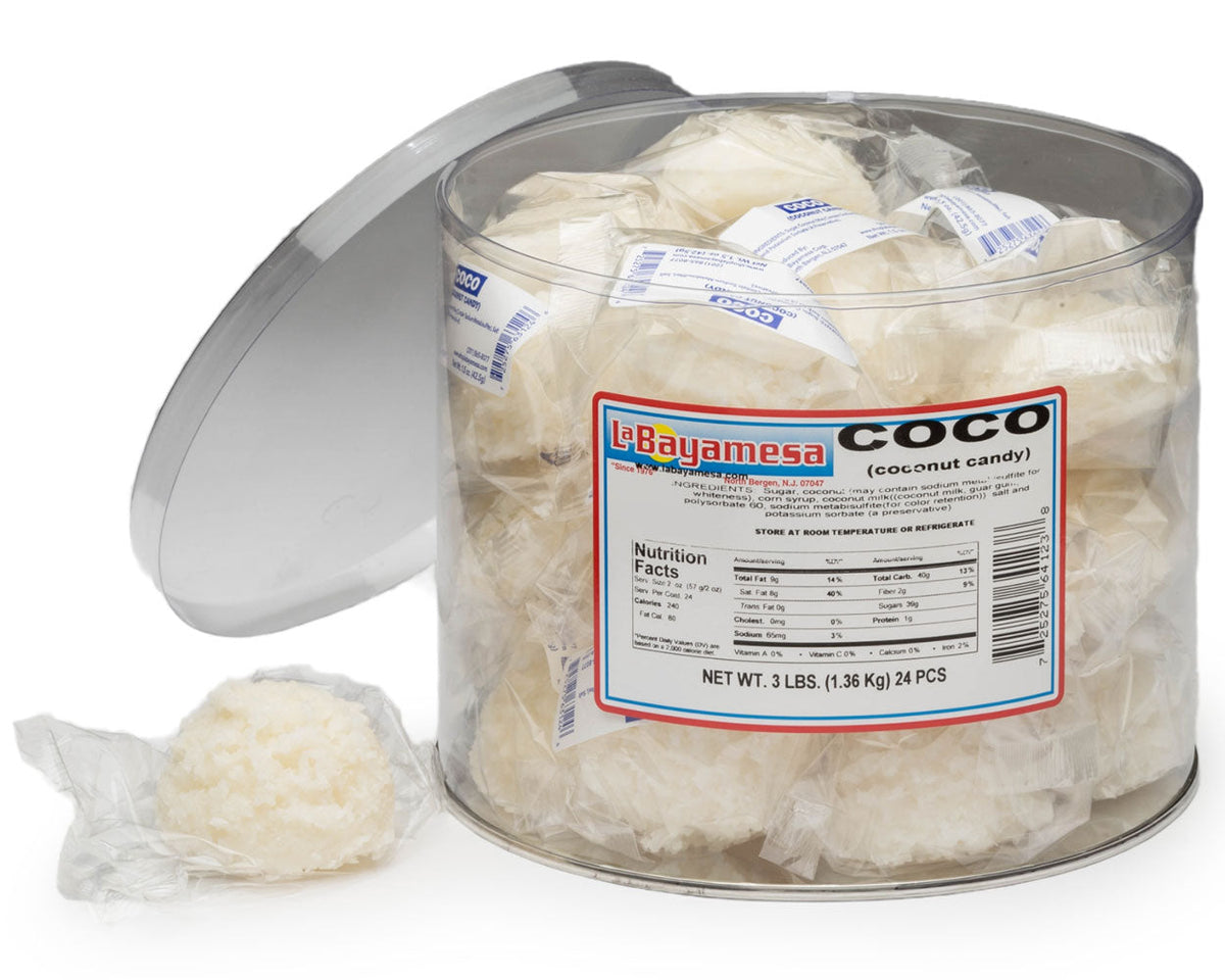 La Bayamesa Coco Blanco||Coco Leche||Coco Amelcochado||Crema De Leche3lb