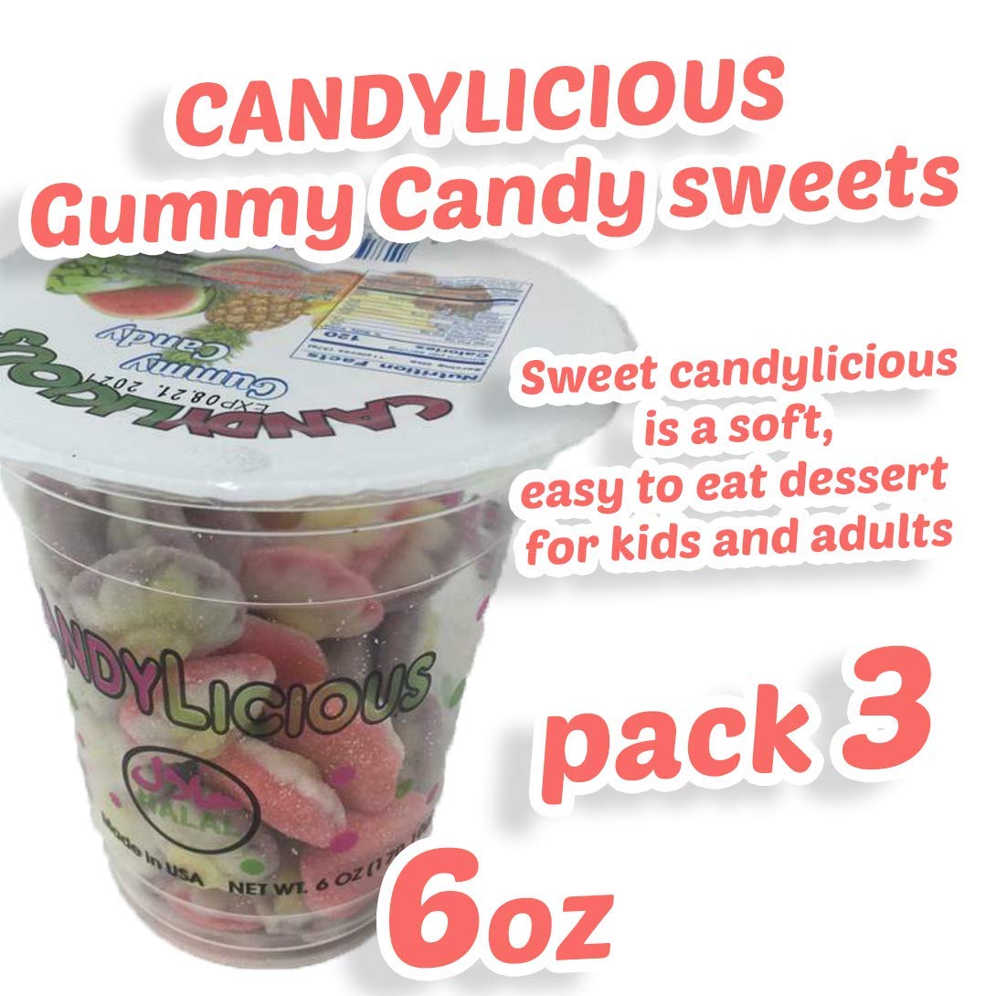 Cup Candy || Gummy sweets of the best daily flavors, || 6oz. || 170g