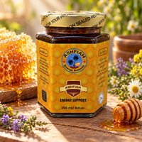 Ashfiah Energy Support Honey 8oz (250ml) – Royal Honey Blend with Ginseng & Black Seed