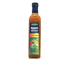 Tamara Natural Apple Vinegar 500ml bottle, unfiltered cooking tonic with clear glass showing the amber liquid and label.