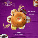 Toufayan Bakeries - Cinnamon Raisin Bagels 20oz 6 Bagels | 10g Protein | 2g Fiber | Naturally Vegan | Cholesterol Free | Dairy Free | Egg Free