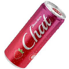 Chat Strawberry Flavored Soda 250ml Sweet Strawberry Thirst-Quenching Vibrant Taste Perfect for Anytime Refreshment - SANI-LLC