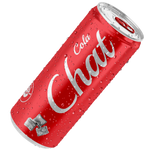 Chat Cola Soda 250ml Single Can, Original Cola Flavor, Instantly Refreshing & Thirst-Quenching, Perfect for On-the-Go or Meals - SANI-LLC
