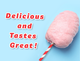 LYLA Cotton Candy - Cotton Candy packs - Wrapped Favor Packs - Candy Buffet, Party, Baby Shower, Event and Wedding Candy 1.6 oz