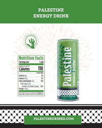 Palestine Energy Drink 250ml Carbonated Soft Drink Refreshing